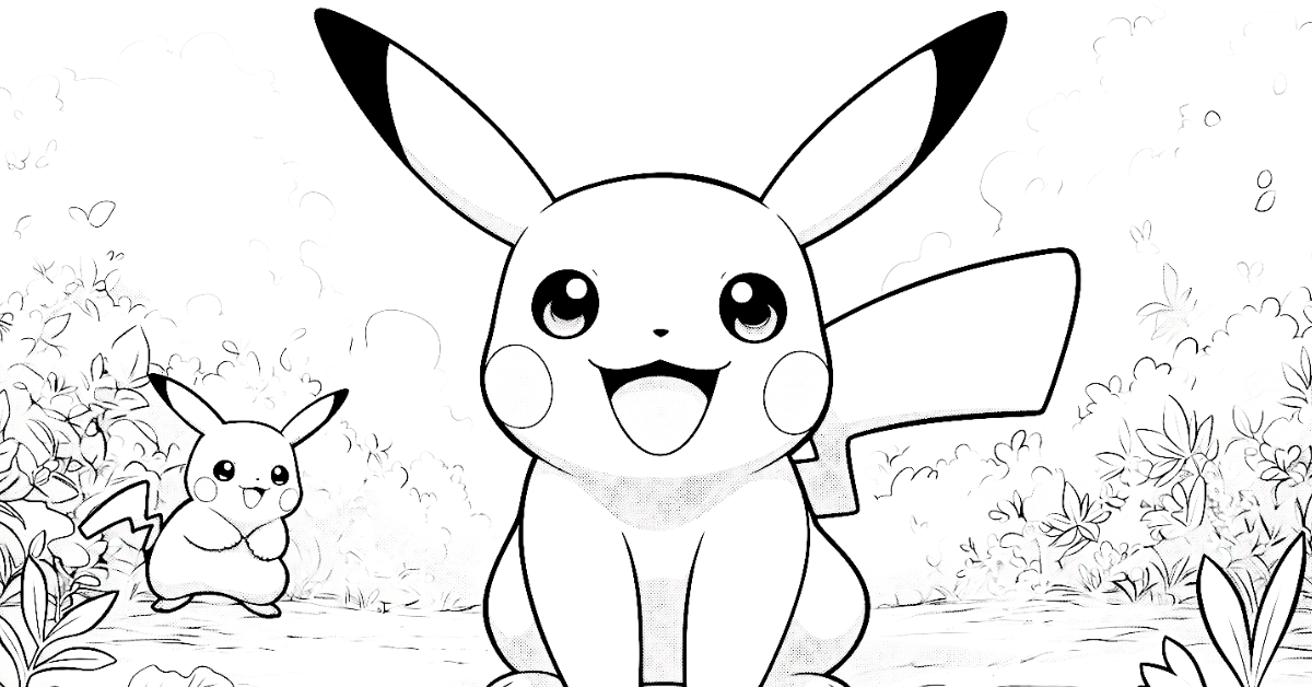 Cute Pikachu Coloring Pages: Top 25 Free PDF Printables