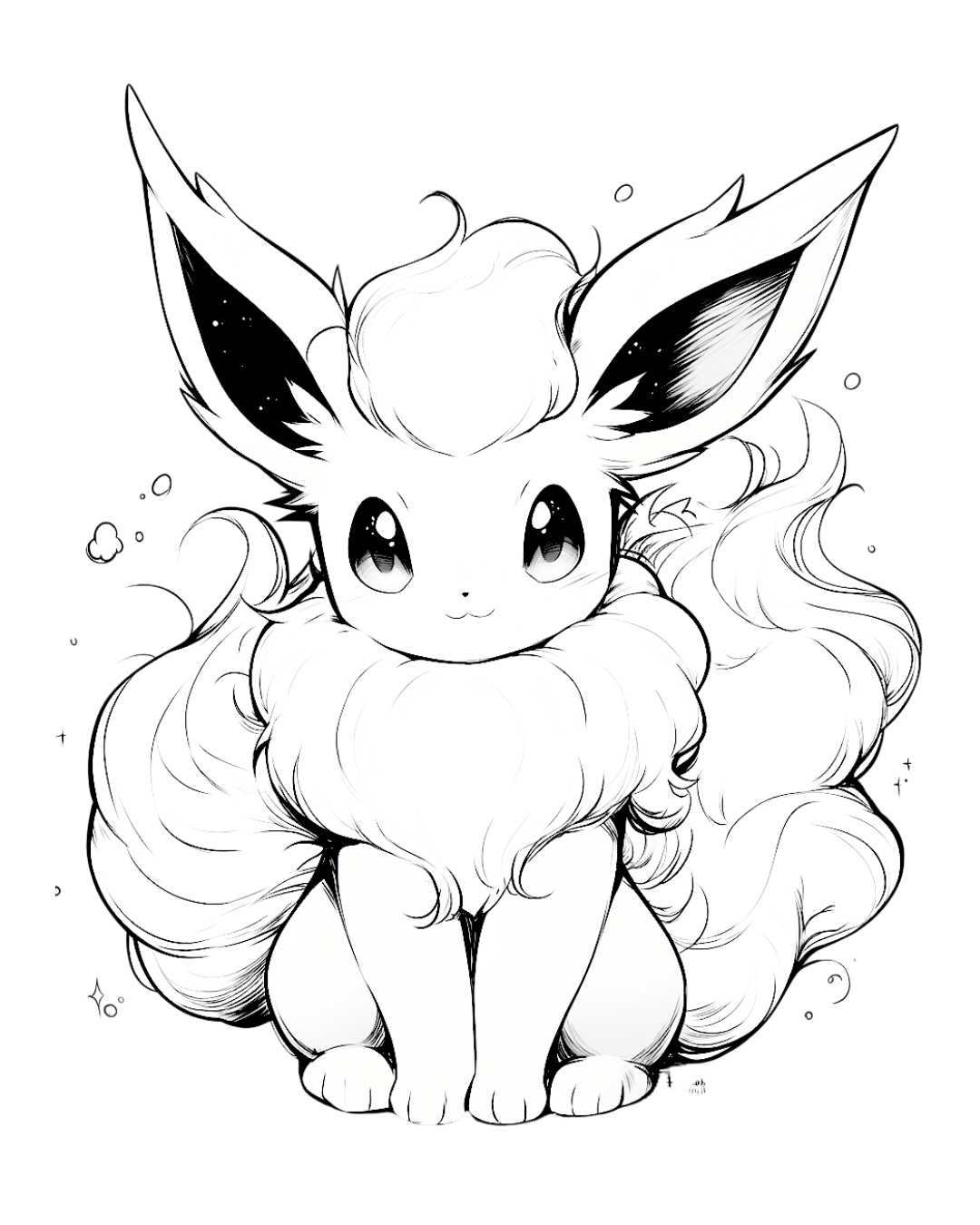 Cute Eeveelution Coloring Pages: Free PDF Printables - Sunny Cute
