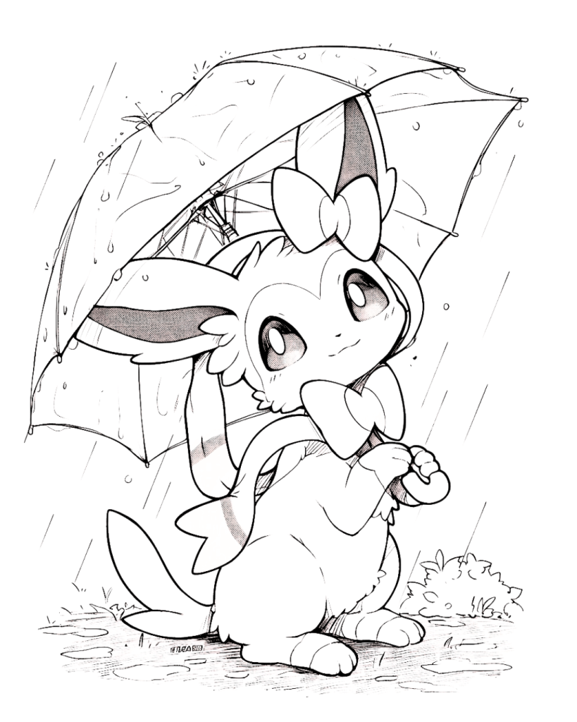 Sylveon Rainy Day