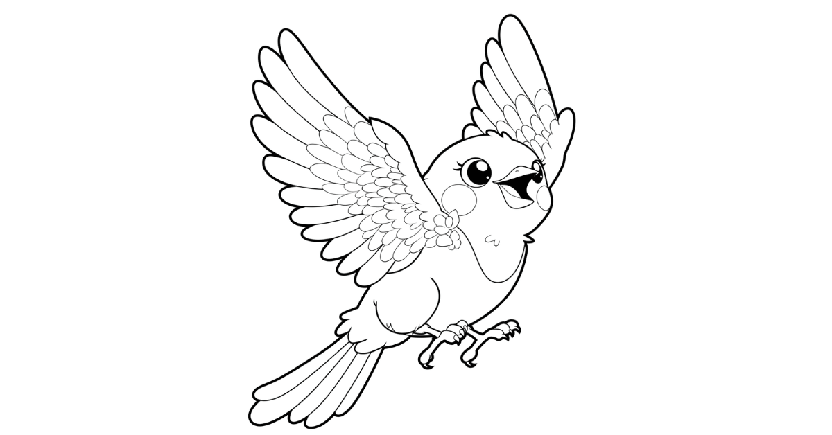 Cute Bird Coloring Pages: Free PDF Printables