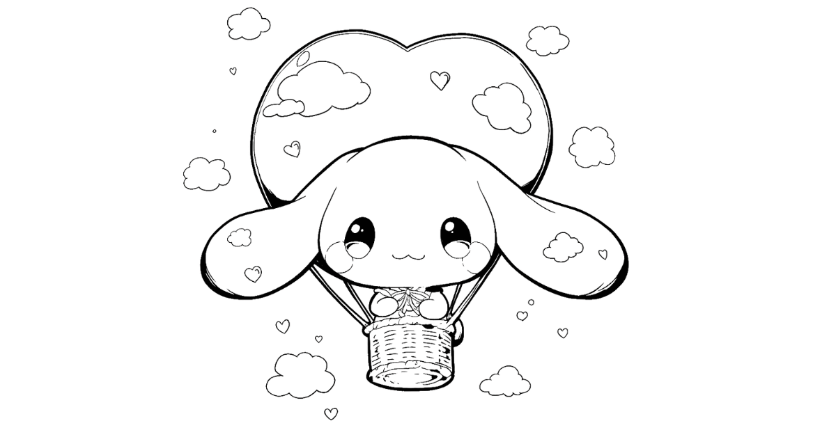 Cute Cinnamoroll Coloring Pages: Free PDF Printables