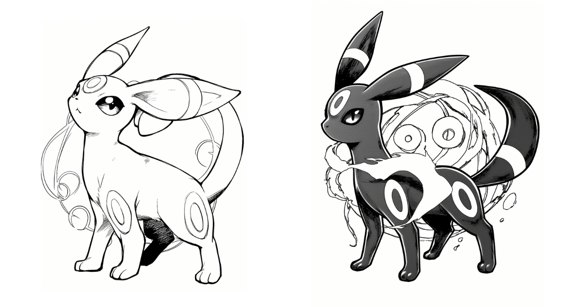 Cute Umbreon Coloring Pages: Free PDF Printables