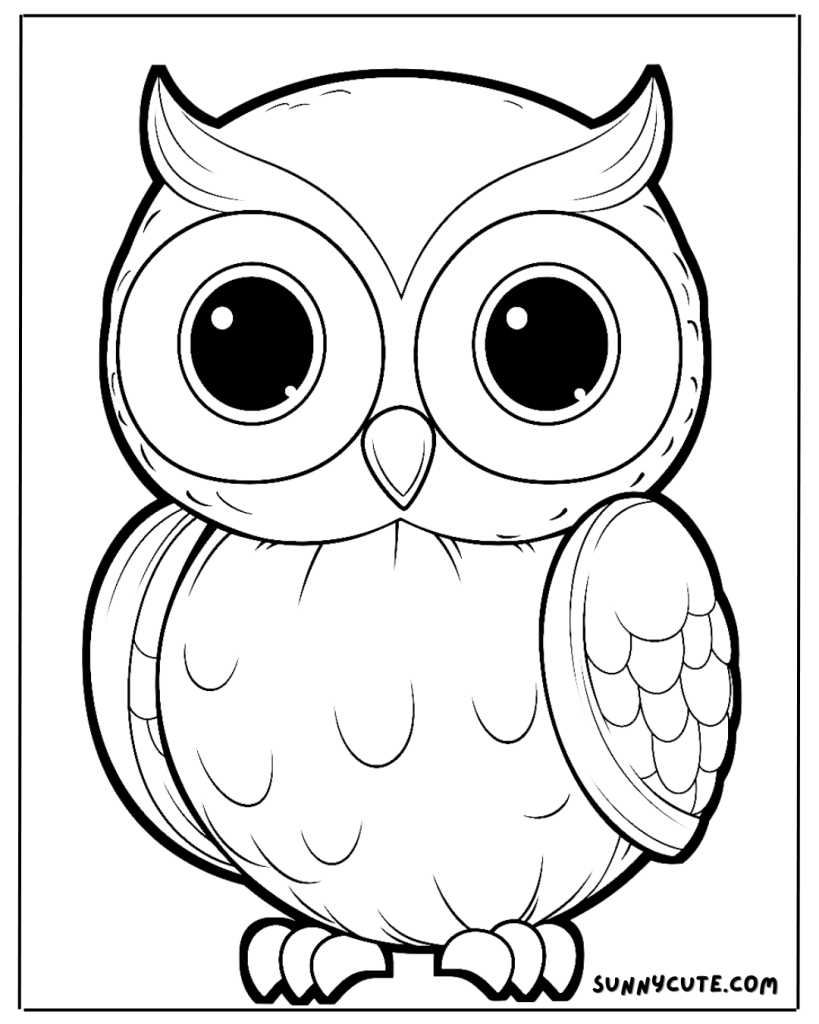 Owl Coloring Page