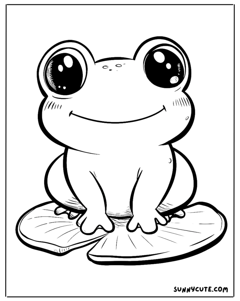 Frog Coloring Page