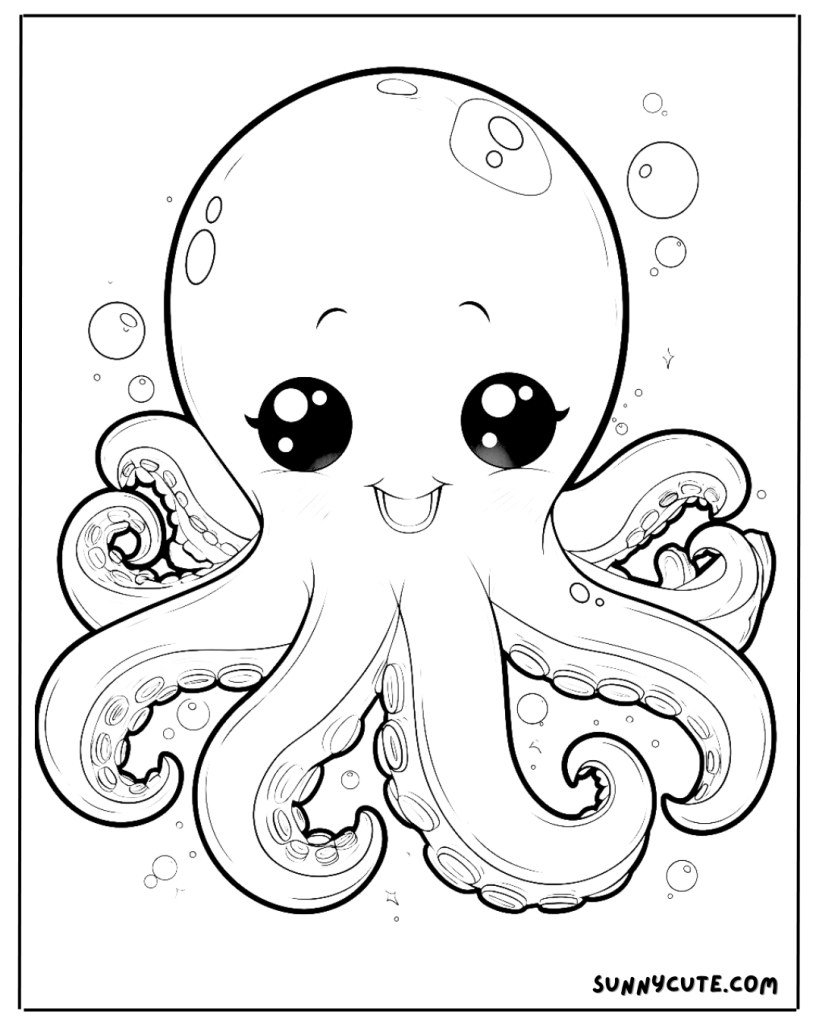 Octopus Coloring Page