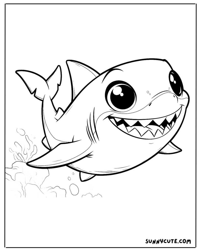 Shark Coloring Page