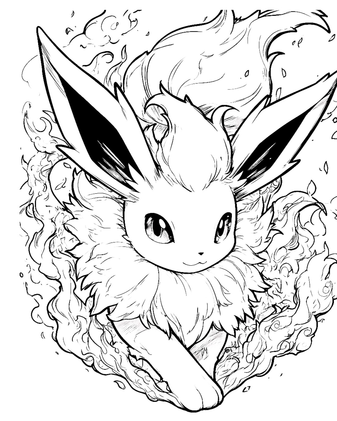Cute Flareon Coloring Pages Free - SunnyCute 2024 10 02T150605.358