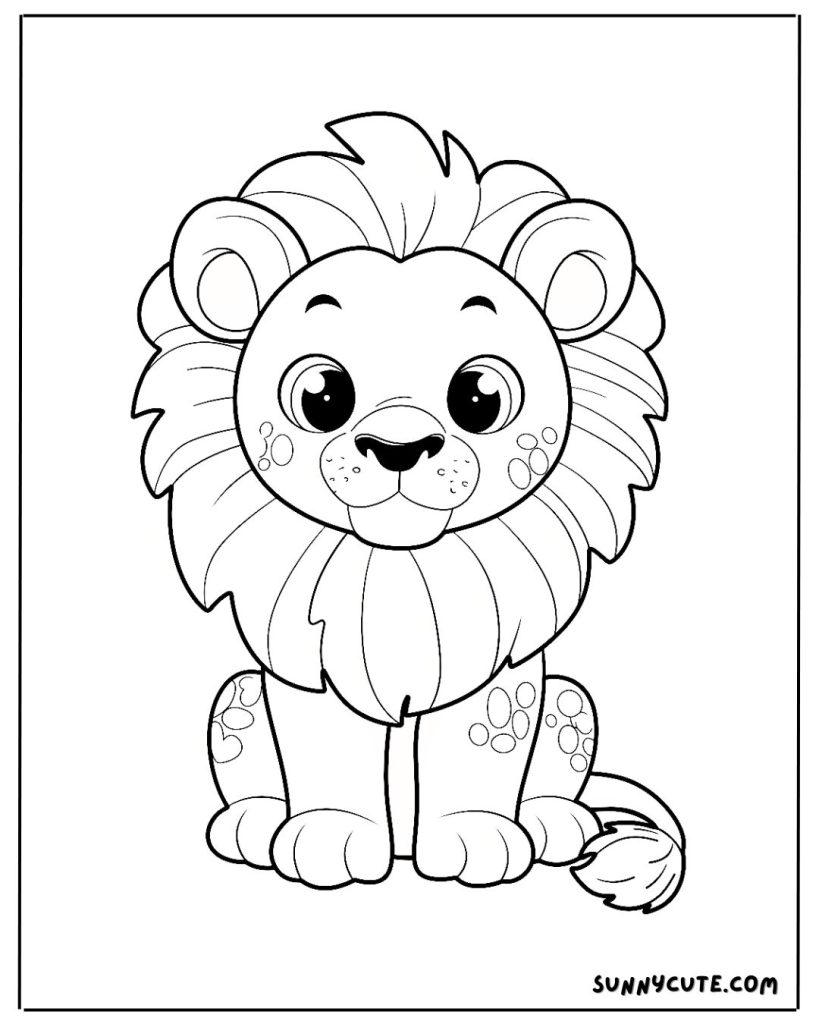 Lion Coloring Page