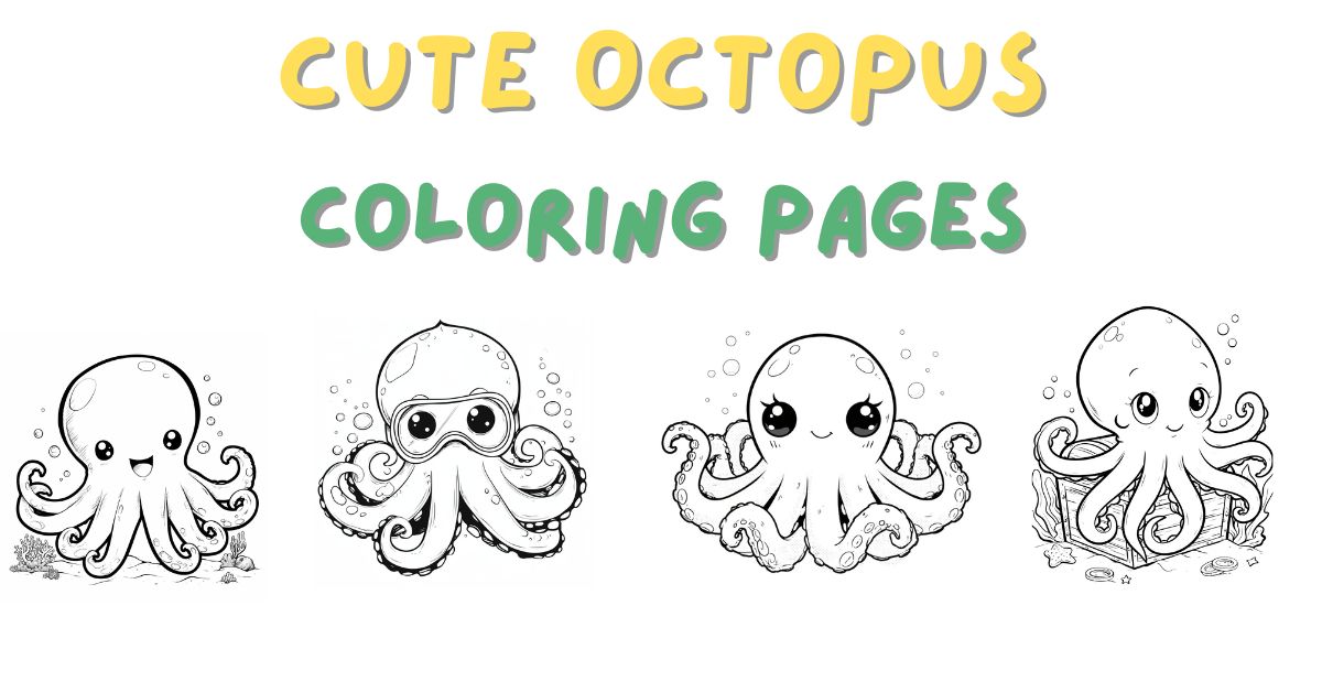 Cute Octopus Coloring Pages