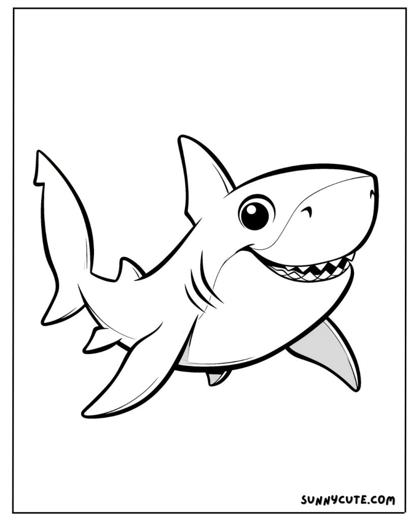 Shark Coloring Page