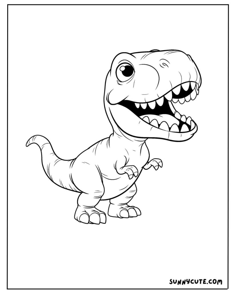 Dinosaur Coloring Page