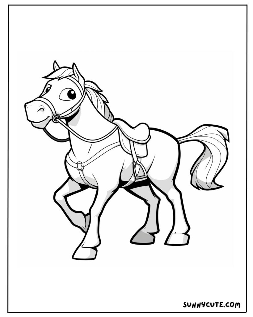 Horse Coloring Page